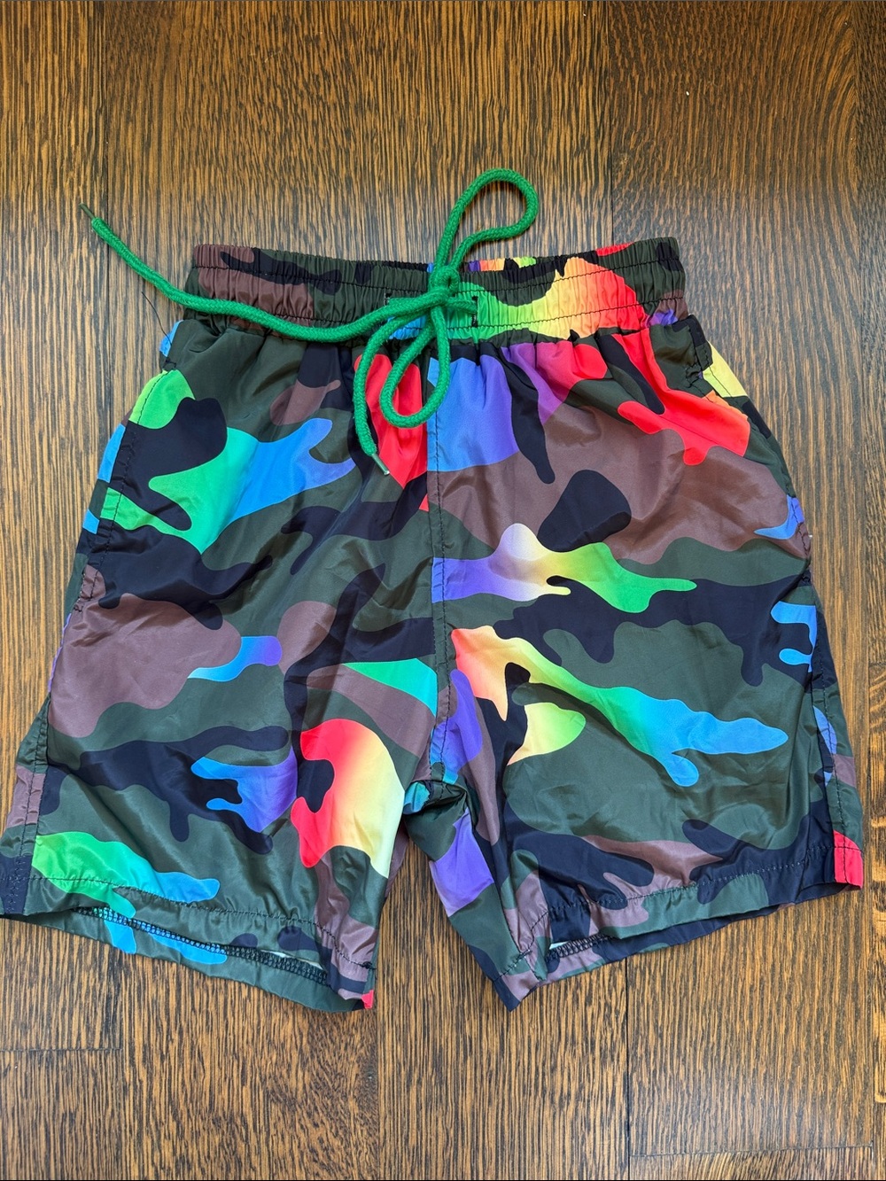 Lola and The Boys Neon Camo Swim Shorts